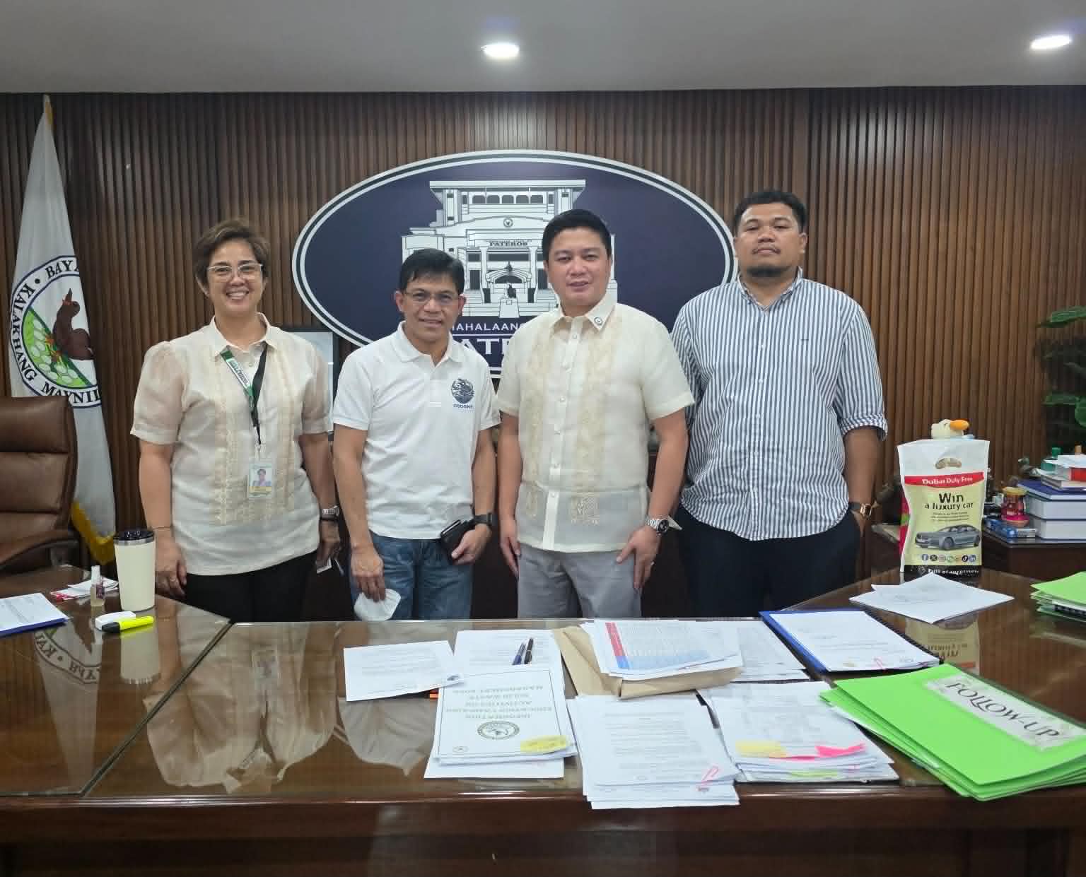 Courtesy call — Pateros