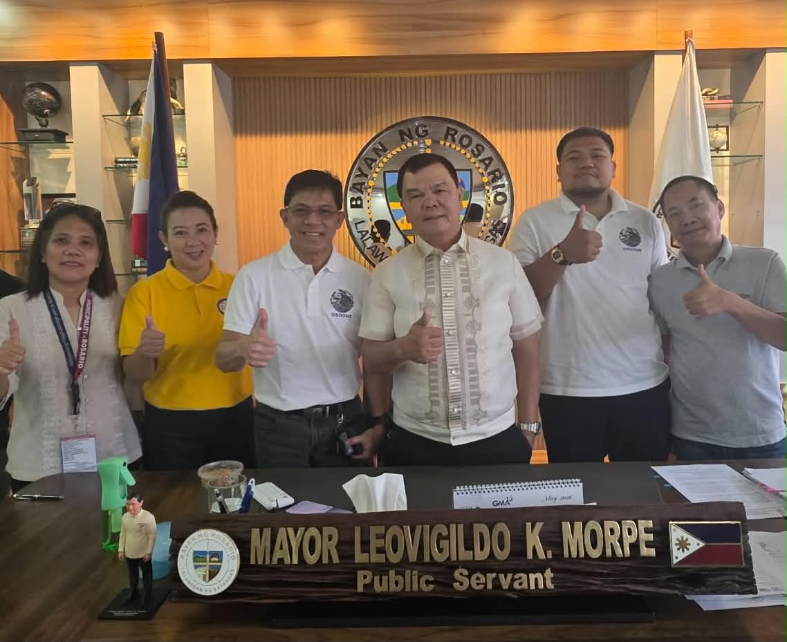 Courtesy call — Rosario, Batangas